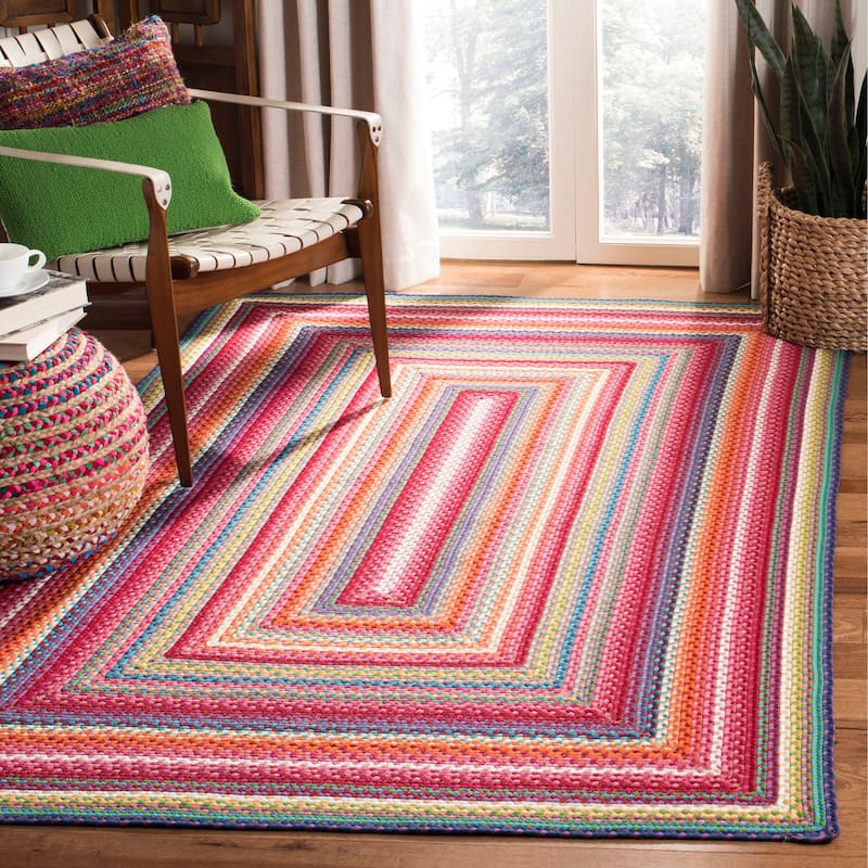 SAFAVIEH Handmade Braided Vidolina Country Rug - 3' x 5' - Multi