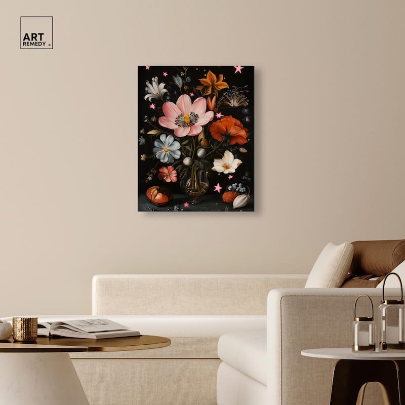 TANY's Floral Universe II Canvas by Art Remedy, Gallery Wrapped