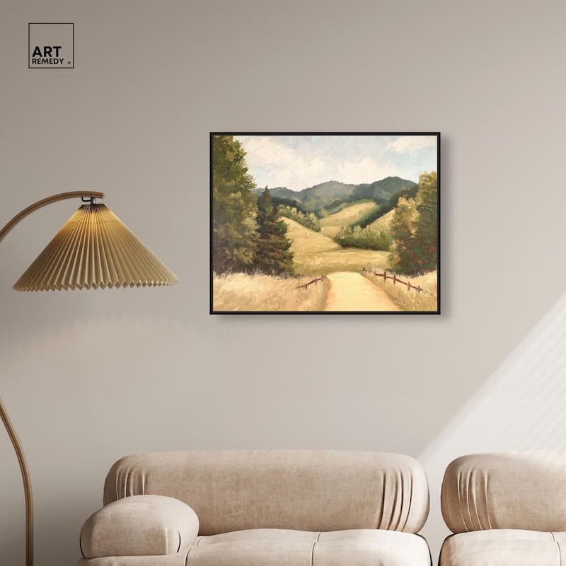 Summer Fields Canvas by Art Remedy