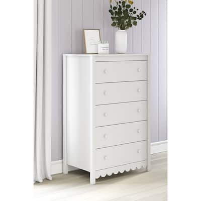 Signature Design by Ashley Hallityn White Chest of Drawers