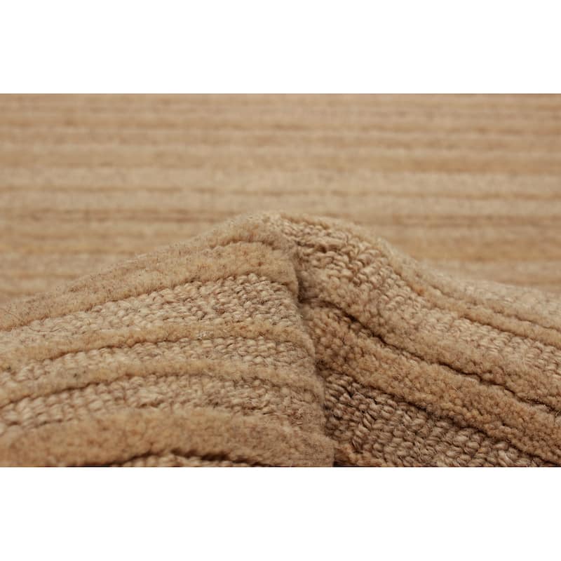 Kashkuli Gabbeh Tan Rug 4'0" x 4'0" - 4'0 x 4'0