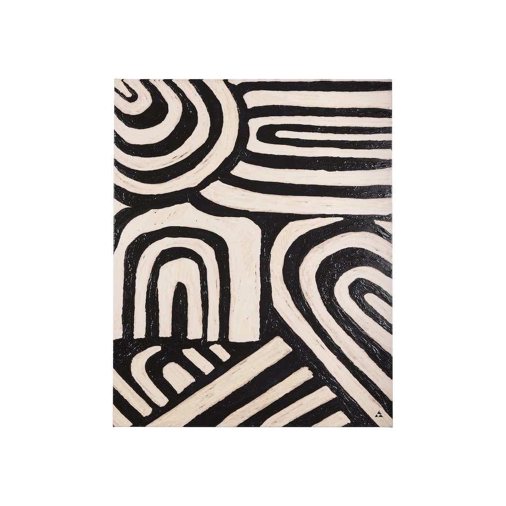 Clay Pattern II (32 x 40) Canvas Art Print