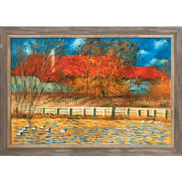 Shop Claude Monet The Pond With Ducks In Autumn 1873 Hand