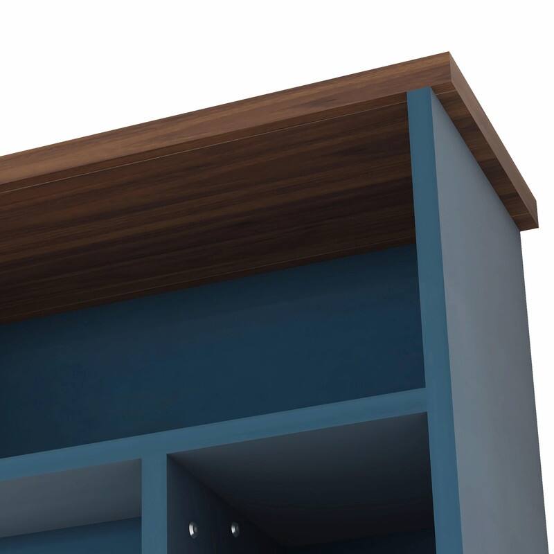 95.5" Wide Wall Unit Entertainment Center with Electric Fireplace and Bookshelves for TVs up to 80"