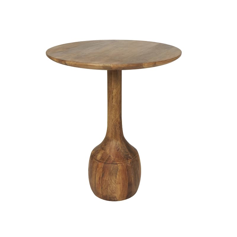 Mango Wood Handmade Side End Accent Table with Elevated Bases - Set of 3 Brown - Roche River Decor