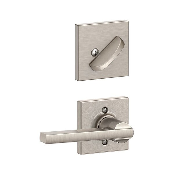 Schlage F59-LAT-COL Latitude Single Cylinder Interior Pack with Decorative Collins Trim - Exterior Handleset Sold Separately