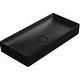 preview thumbnail 2 of 2, WS Bath Collections Vision 6075 Vision 29-1/2" Ceramic Vessel Bathroom Matte Black