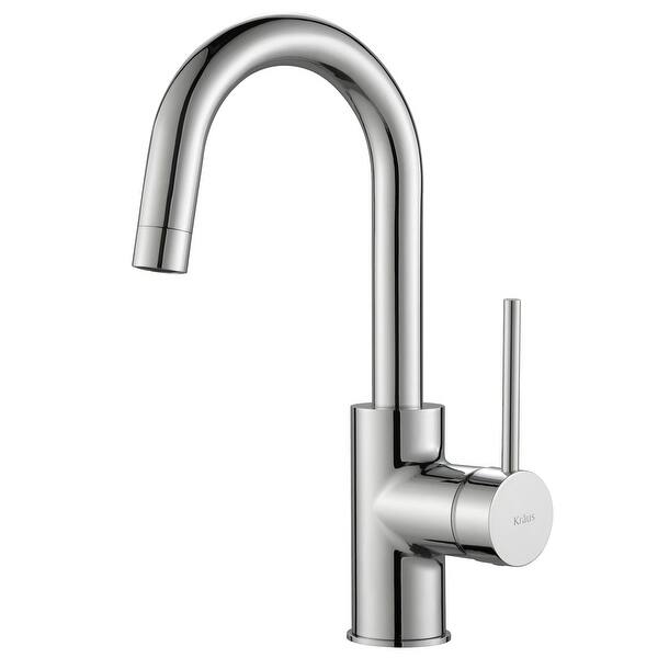 Kraus Oletto Single Handle 1-Hole Kitchen Bar Faucet ...