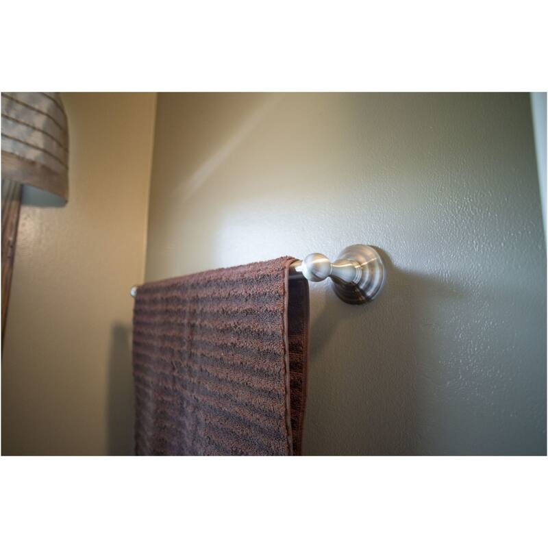 Design House 24" Satin Nickel Towel Bar from the Calisto Collection