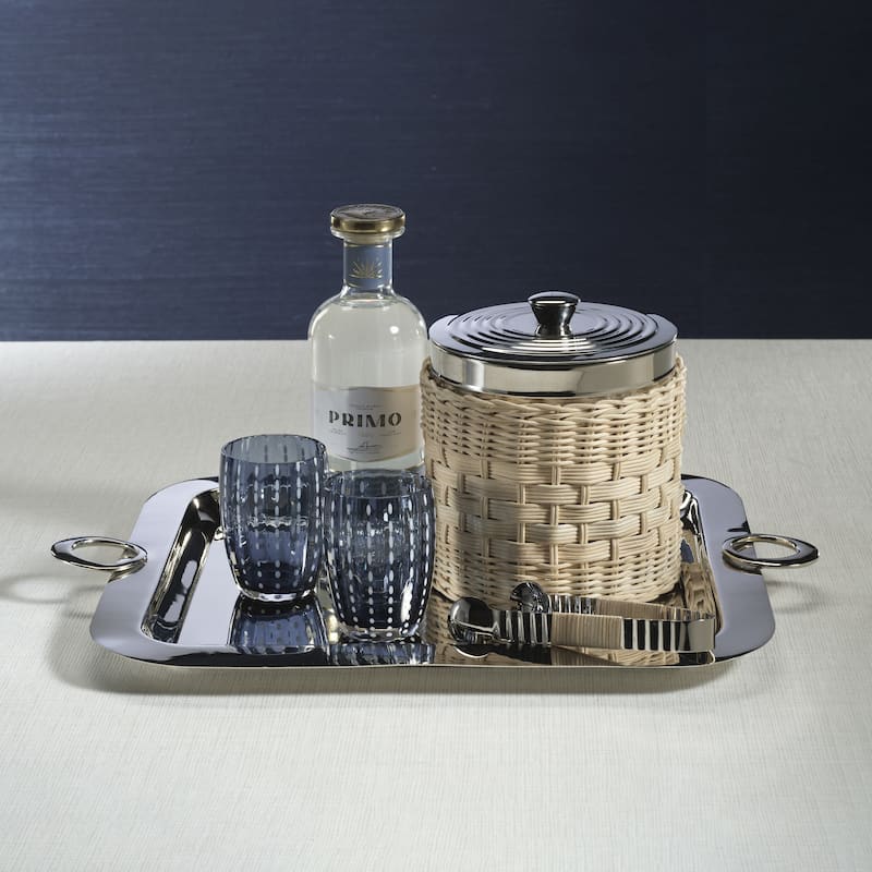 The Palmier Steel Ice Bucket