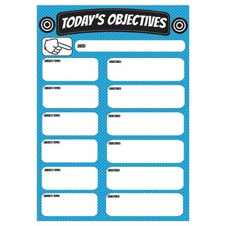 Objectives Empty Ashley productions objectives large magnetic chart 70004 - Bed Bath ...