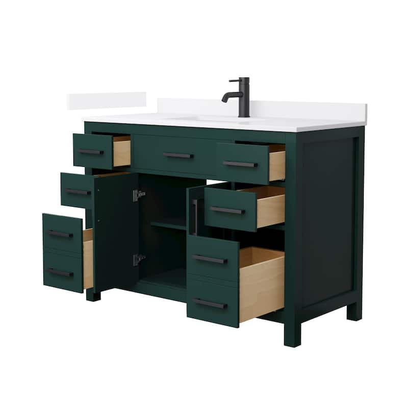 Wyndham Collection WCG2424-48S-QTZ-UNSMXX Beckett 48" Free Standing