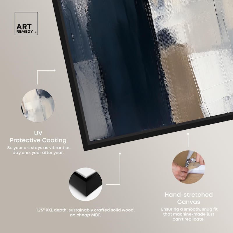 Blue Undertone II Canvas by Art Remedy