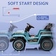 preview thumbnail 4 of 31, 12V Kids Ride On Truck Car, Parent Remote Control, Twin 35W Motors, 3 Speeds, LED Lights, Music & Horn, Electric Vehicles Toy