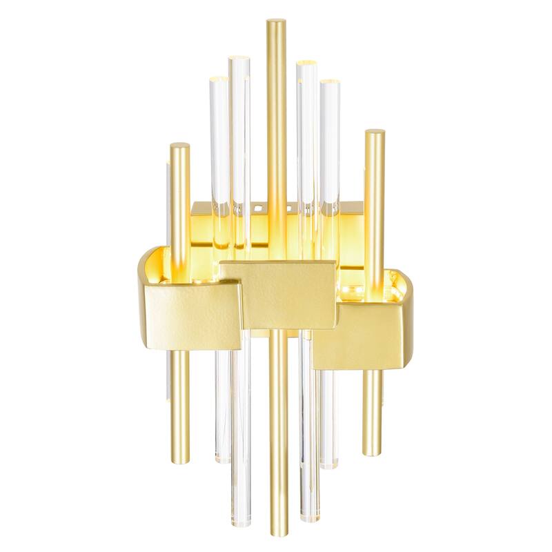 Millipede 7 in LED Satin Gold Wall Sconce - Satin Gold