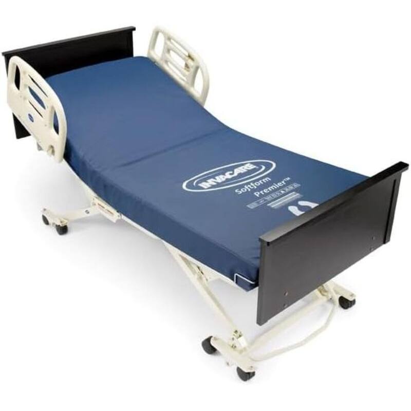 Invacare Softform Premier Hospital Bed Mattress – 36"x80"x6", IPM1080, Medical-Grade Support - Blue