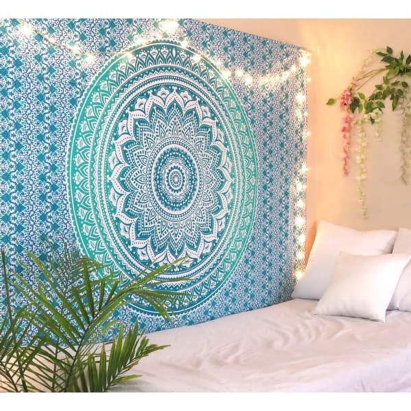 Oussum Home Decorative Mandala Patterntapestry Wall Hanging Bedroom Decor Beach Tapestries For Dorm Decoration Overstock 30395493