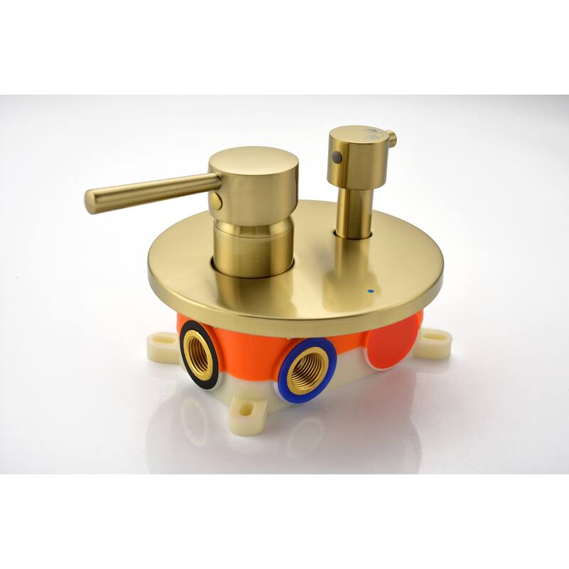 Shower System, Wall Mounted Shower Faucet Set with High Pressure 10"Stainless Steel Rain Shower head Handheld Shower Set