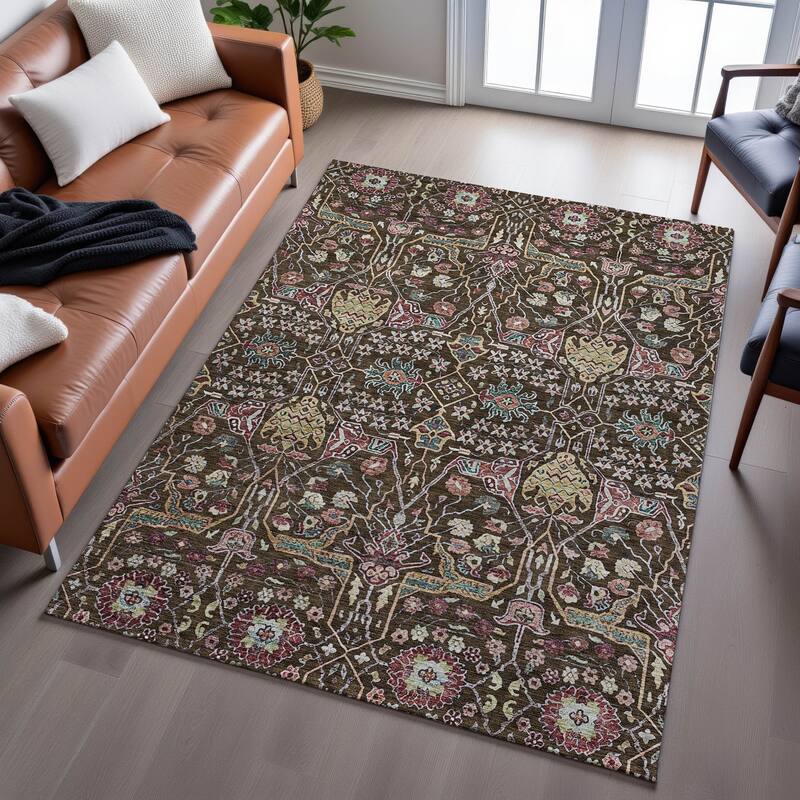 Premium Washable Super Soft Traditional Lobo Mayfield Rug