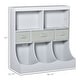 preview thumbnail 2 of 6, Kids Toy Storage Organizer Cabinet, Display Bookshelf with Drawers