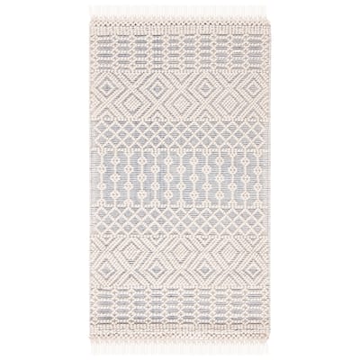 SAFAVIEH Handmade Natura Chiang Wool Fringe Rug