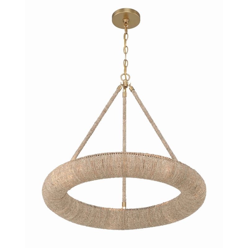 Crystorama Lighting Group OAK-7536 Oakley 6 Light 24" Wide LED Ring