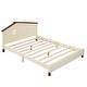 preview thumbnail 4 of 7, Full Size Platform Bed with House-Shaped Headboard, Wooden Cute Bed Frame with Shelf, for Kids Teens, No Box Spring Needed