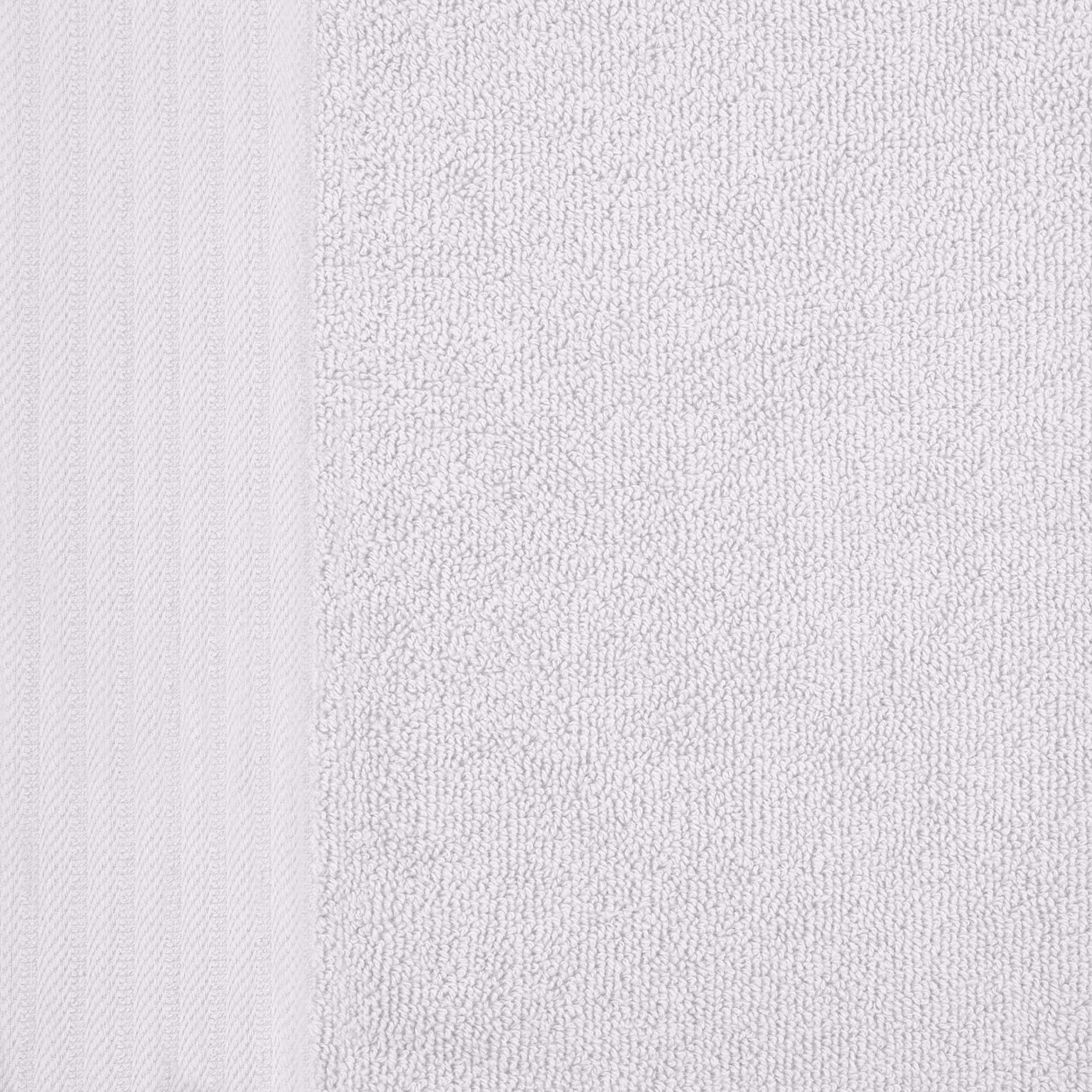 Turkish Cotton Herringbone and Solid Washcloth Towel Set  -image