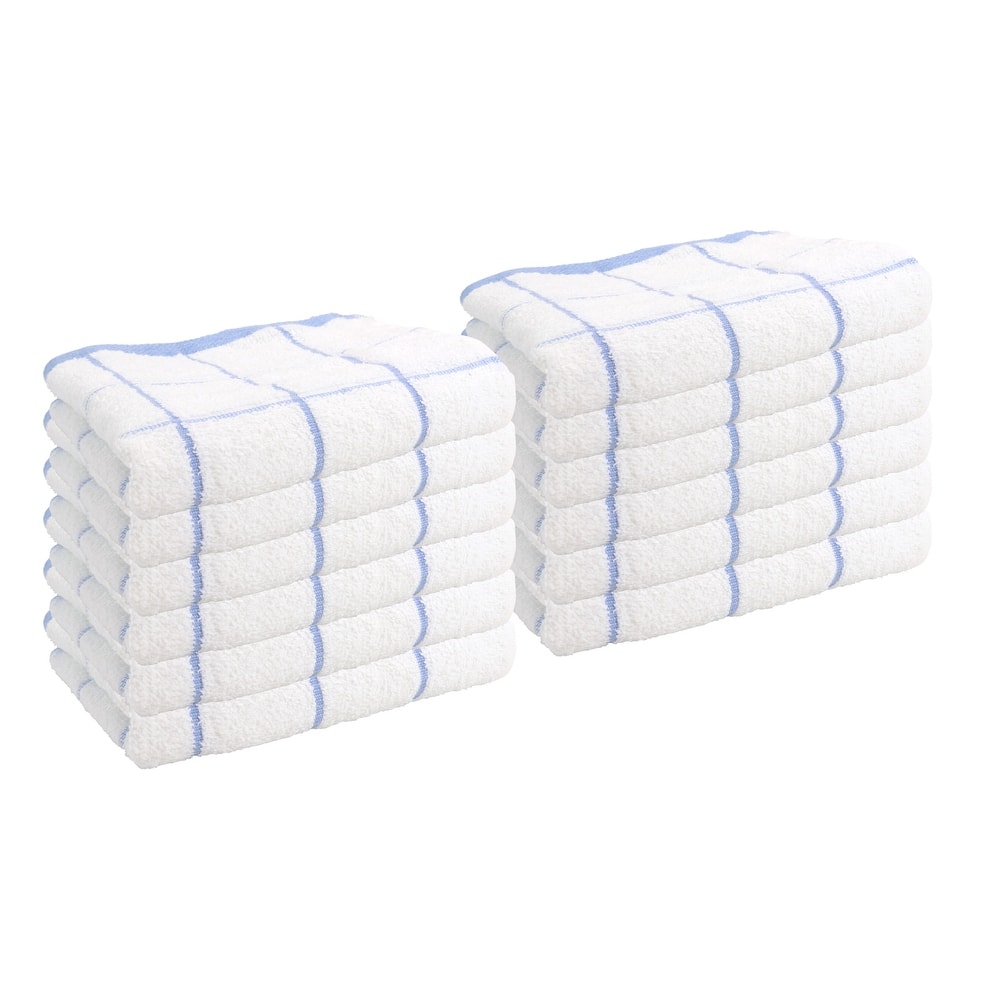 Cooks Linen Kitchen Towels - 12 Pack - 15x25