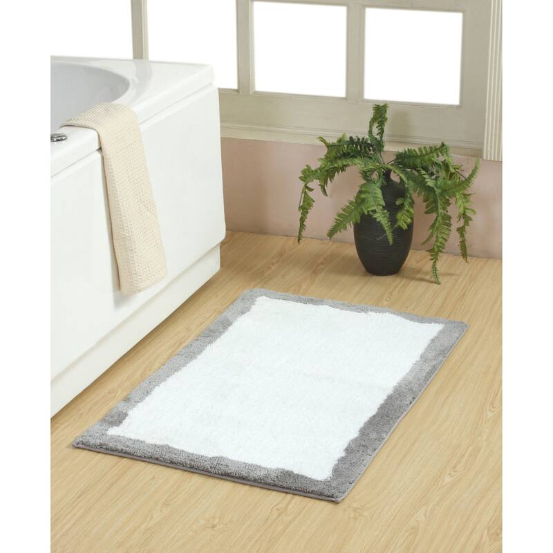 Chesapeake Lakewood Micro Tufted Bath Rug - 24"X40" - Dark Grey