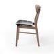 preview thumbnail 28 of 31, Anise Faux Leather and Rubberwood Dining Chair (Set of 2) by Christopher Knight Home