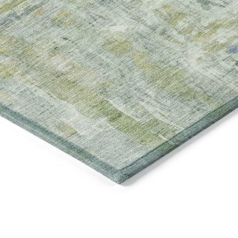 Machine Washable Indoor/ Outdoor Muted Ombre Chantille Rug