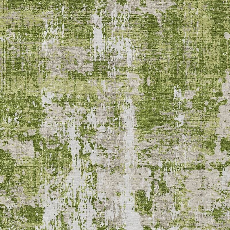 HomeRoots Abstract Transitional Rectangle Outdoor Rug