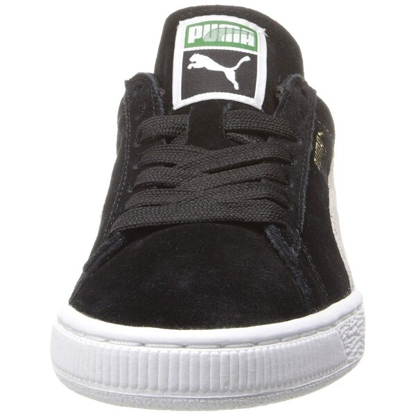 puma suede black shoes