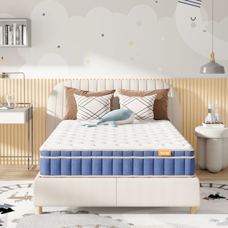 Sweetnight 8 inch Gel Memory Foam Hybrid Mattress in a Box - Queen