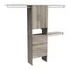 preview thumbnail 5 of 10, ClosetMaid SuiteSymphony Modern 3-Drawer 2-Door 25-Inch Tower Closet Organizer Graphite Grey