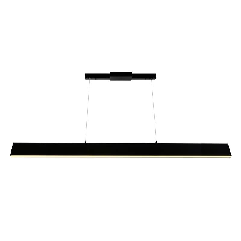 Krista LED Chandelier With Satin Black Finish - Satin Black