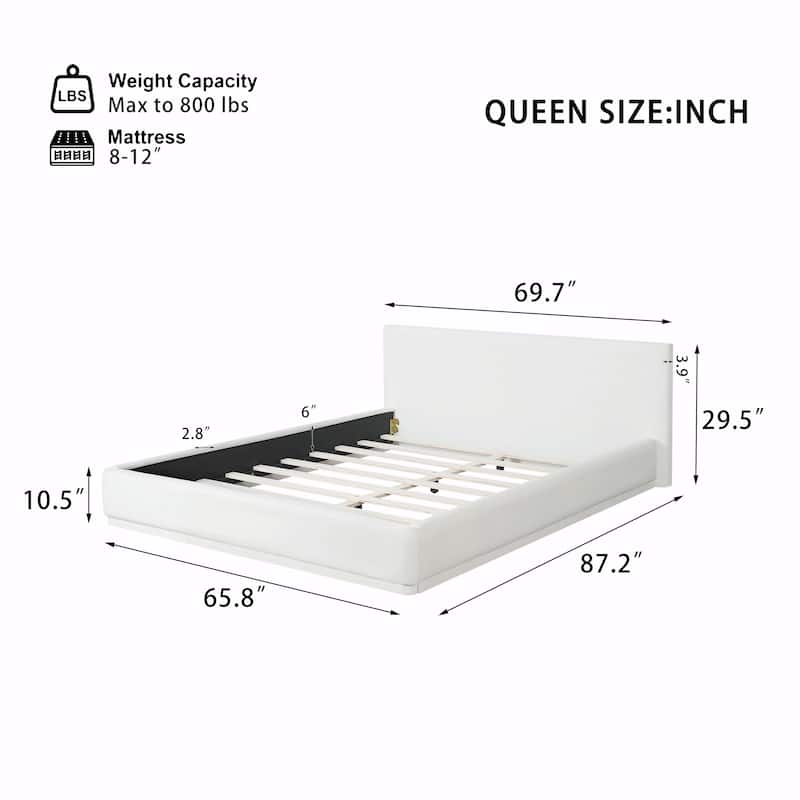 Soft & Comfortable Upholstered Bed - A Luxurious and Cozy Bedroom Centerpiece