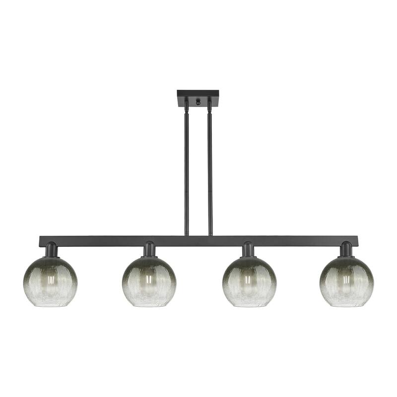 Innovations Lighting Urban Downtown - Brookhaven Globe - 4 Light 48" Stem Hung Island Light