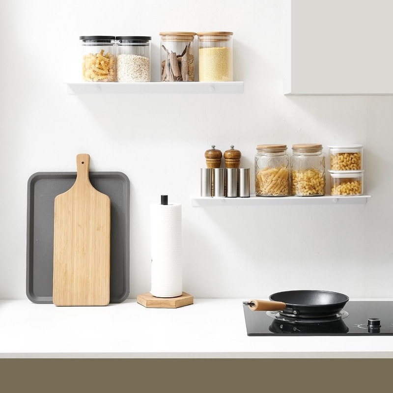 Metal Wall Floating Shelf - Bathroom Shelves, Storage Display Shelves