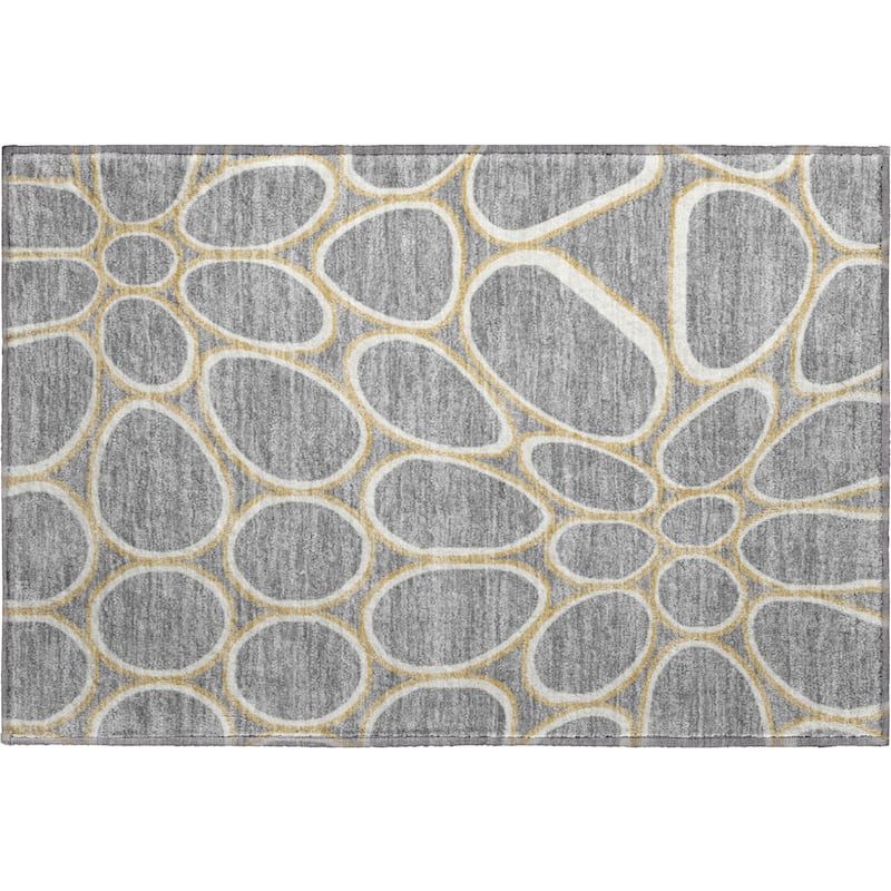 Premium Washable Super Soft Contemporary Bubble Mayfield Rug