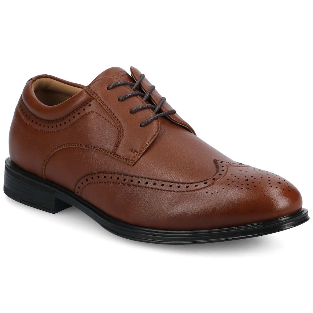 Vance Mens Cormac Medium and Wide Width Comfort Wingtip Oxford Dress Shoe