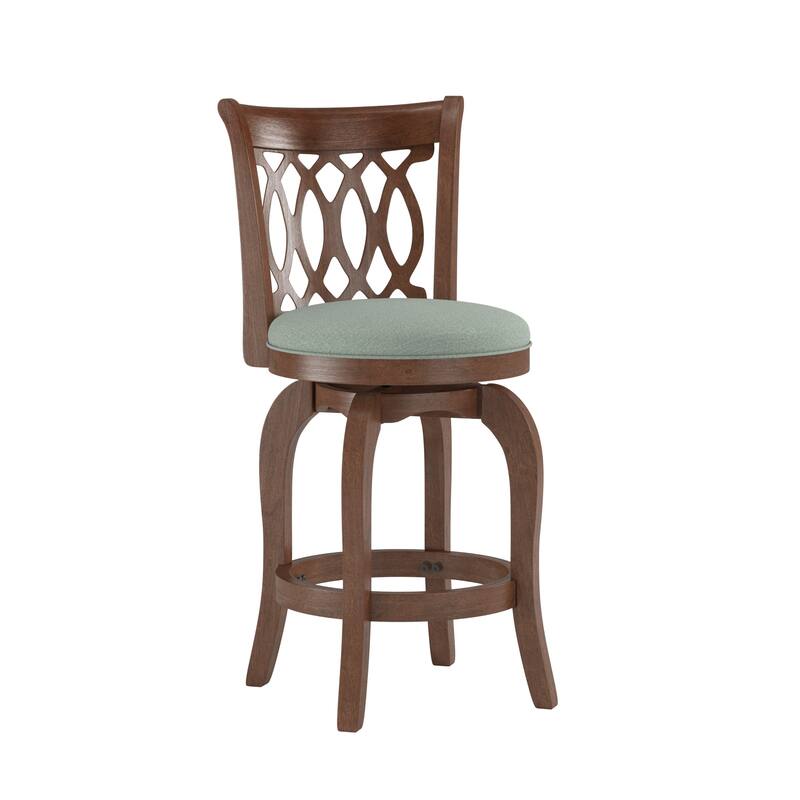 Verona Swivel 24-inch Counter Height Stool by iNSPIRE Q Classic