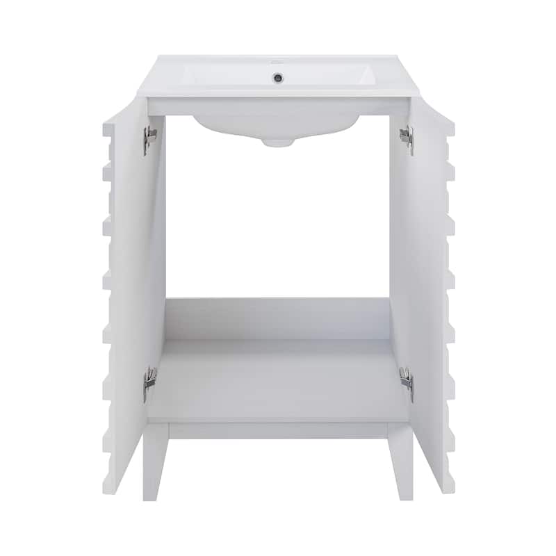 Cascade 24'' Bathroom Vanity In White
