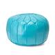 nuLOOM Handmade Moroccan Leather Filled Ottoman Pouf