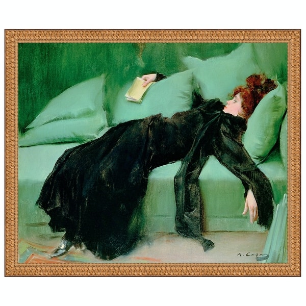 Design Toscano 'After the Ball ("Young Decadent"), 1895' Canvas Painting Print - 20.5"W x 18"H