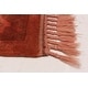 preview thumbnail 5 of 7, ECARPETGALLERY Hand-knotted Color Transition Salmon Wool Rug - 6'4 x 9'8