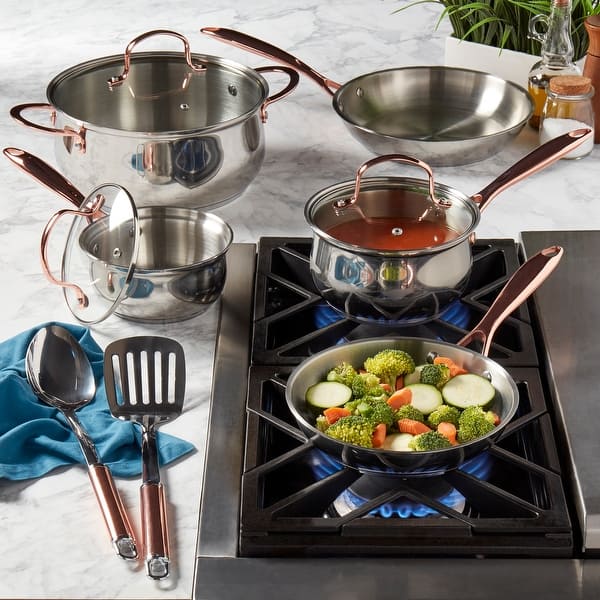 Signature Stainless Steel 4-Piece Cookware Set