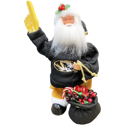 NCAA 12" Missouri Animated/Musical Santa
