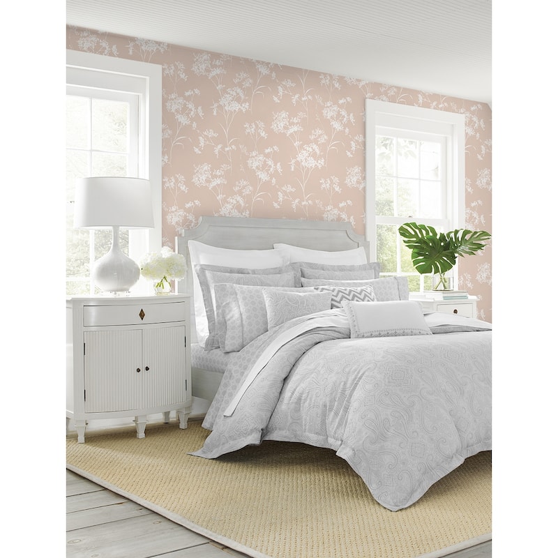Luxe Haven Floral Mist Peel and Stick Wallpaper